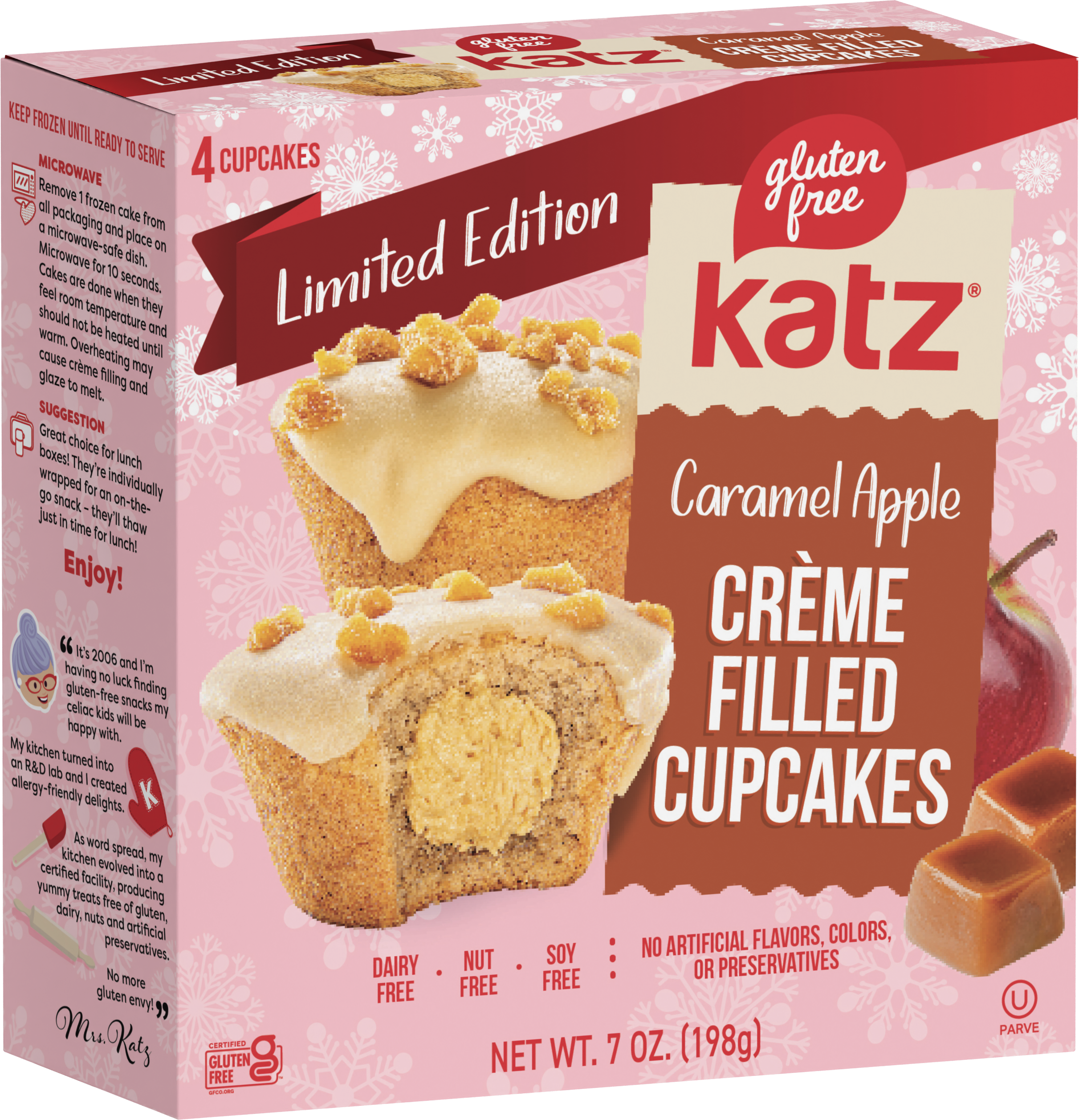 Gluten Free Caramel Apple Crème Filled Cupcakes | Katz Gluten Free Gluten Free Caramel Apple Crème Filled Cupcakes | Katz Gluten Free
