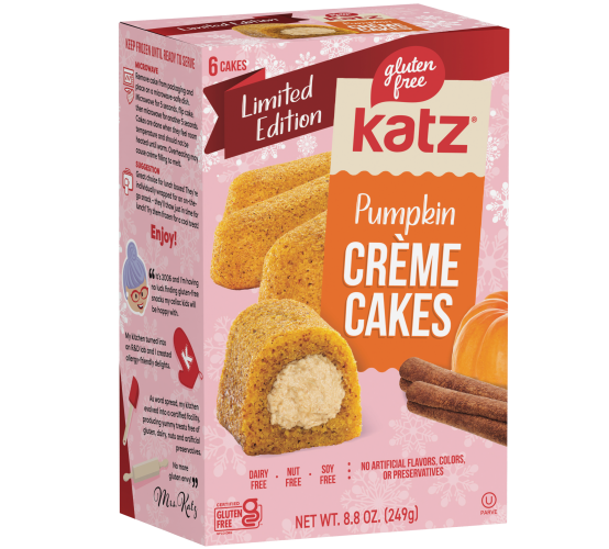 Gluten Free Pumpkin Spice CrÃ¨me Cakes | Katz Gluten Free