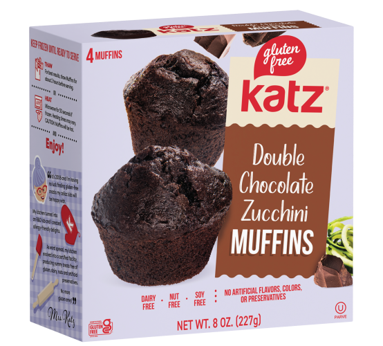 Gluten Free Double Chocolate Zucchini Muffins | Katz Gluten Free