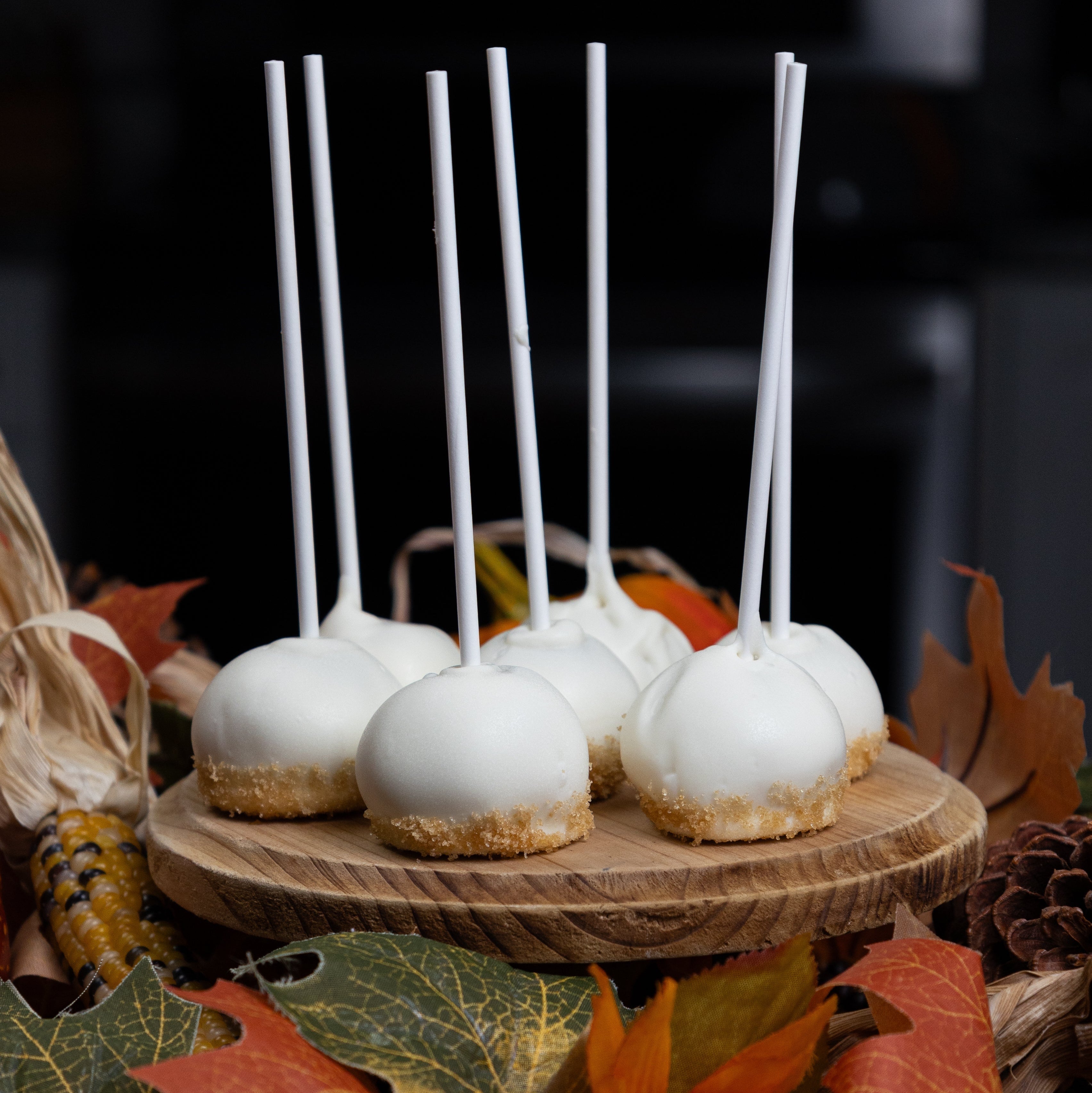 Gluten-Free Apple Cider Donut Cake Pops