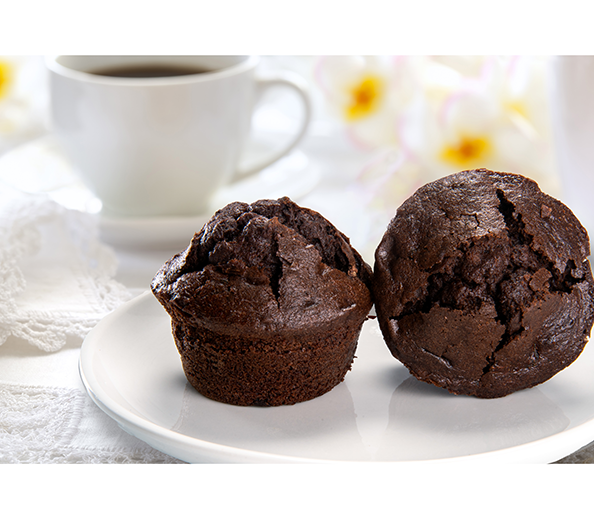 Double Chocolate Zucchini Muffins