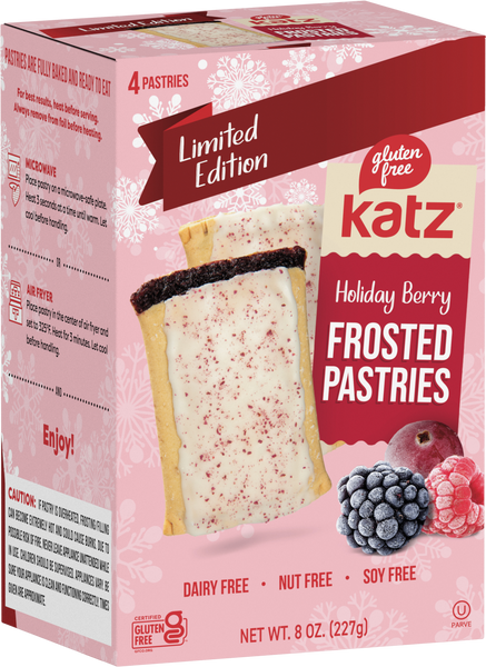Toaster Pastries | Iced Holiday Berry | Katz Gluten Free