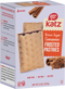 Katz brown sugar cinnamon frosted toaster pastries box, 4 pastries