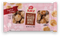 Gingerbread glazed donut bites snack bag, pink packaging with assorted bite donuts