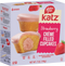 Box of Katz gluten-free strawberry crème filled cupcakes, 4-count