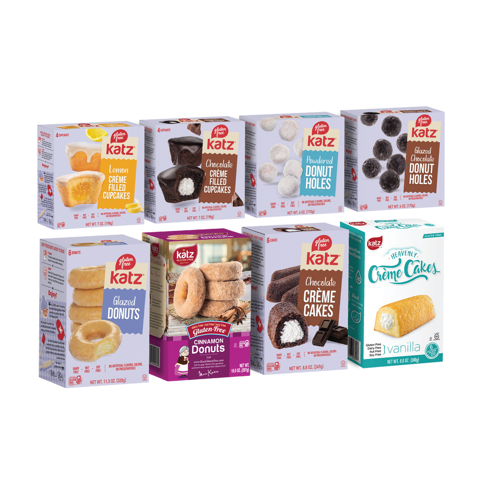 Crème Cakes, Donuts and Donut Holes 8 Pack