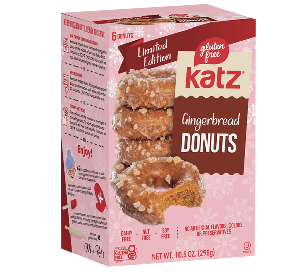Gingerbread Donuts | Gluten Free Bakery | Katz Donuts – Katz
