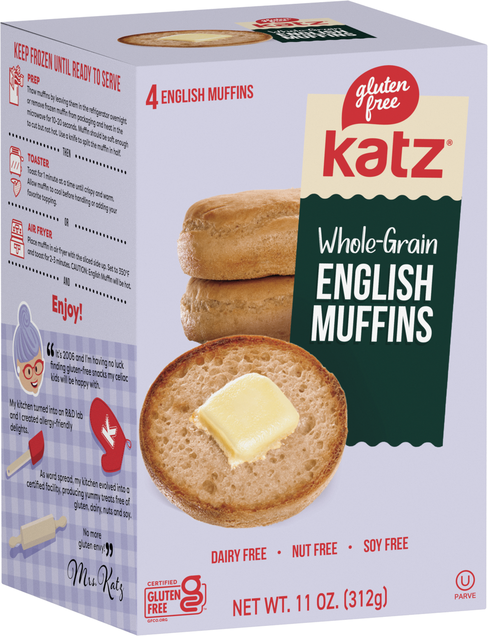 Whole Grain English Muffins