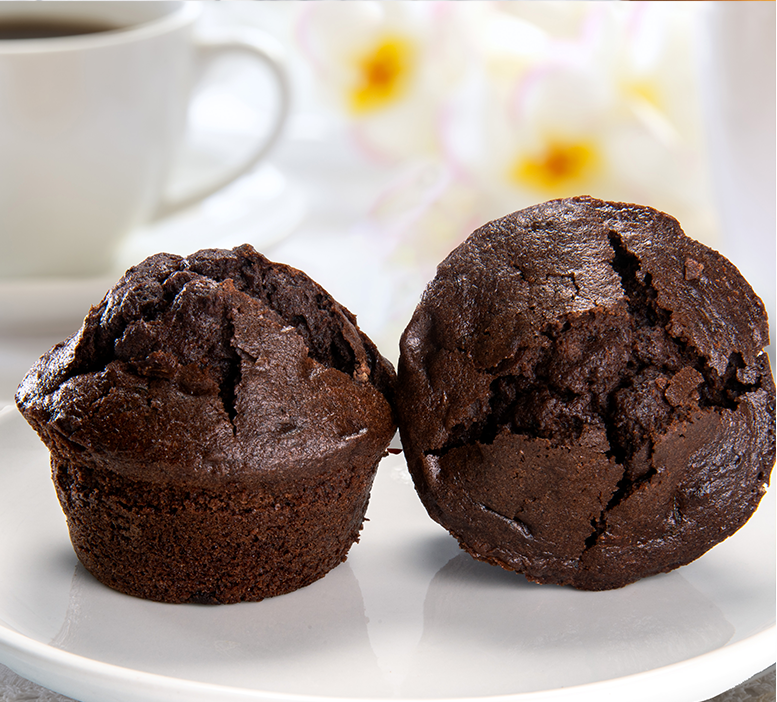 Double Chocolate Zucchini Muffins