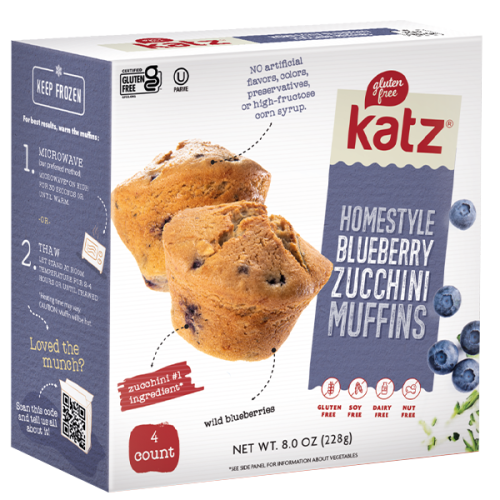 Homestyle Blueberry Zucchini Muffins