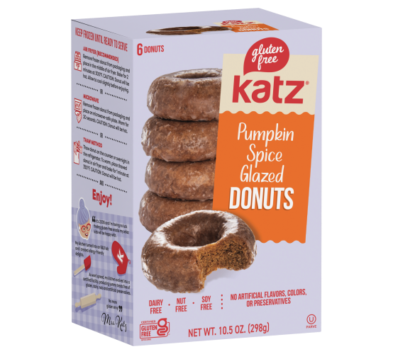 Pumpkin Spice Glazed Donuts