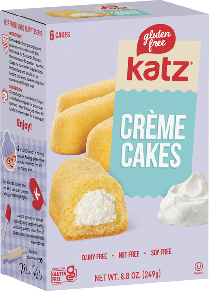 Crème Cakes | Katz | Gluten Free Bakery – Katz Gluten Free