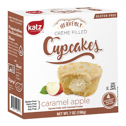 Caramel Apple Crème Filled Cupcakes