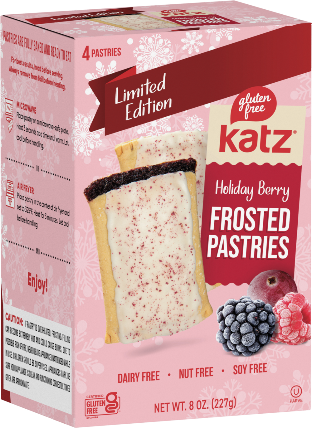 Frosted Pastries - Iced Holiday Berry