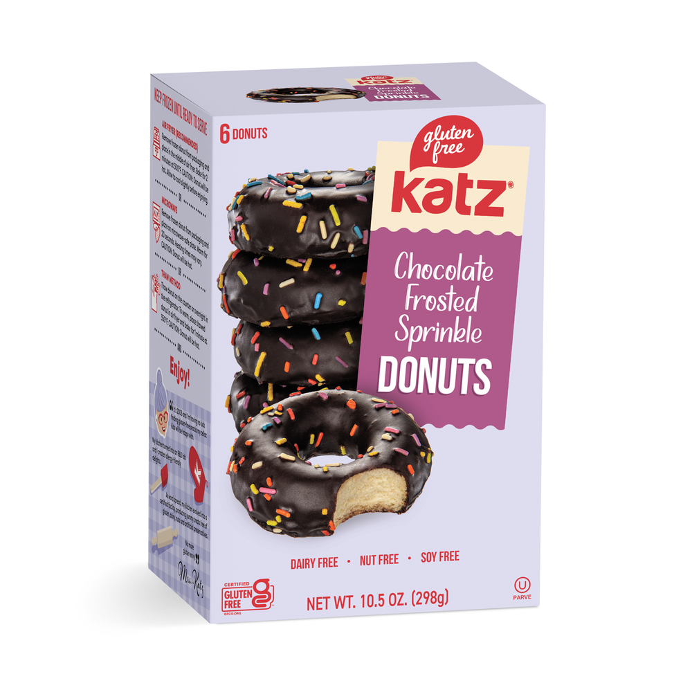Chocolate Frosted Sprinkle Donuts