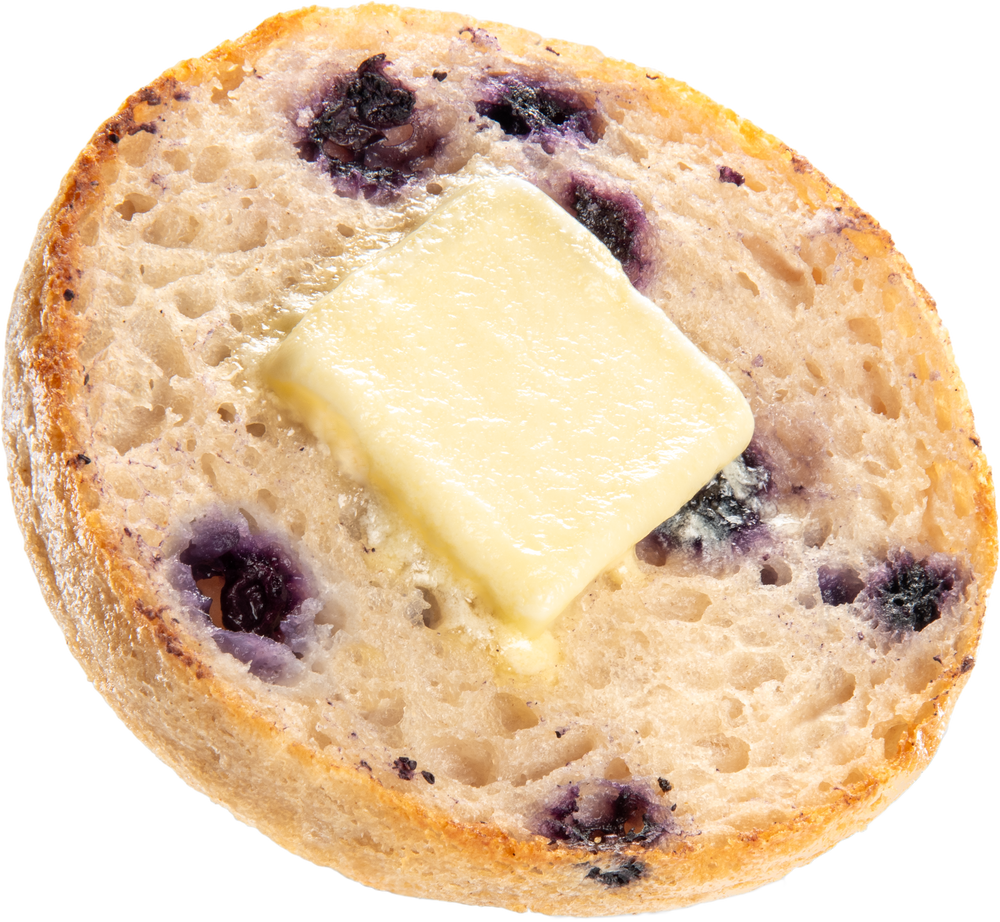 Blueberry English Muffins
