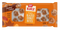 Katz pumpkin glazed donut bites snack pack in orange bag with maple leaf design