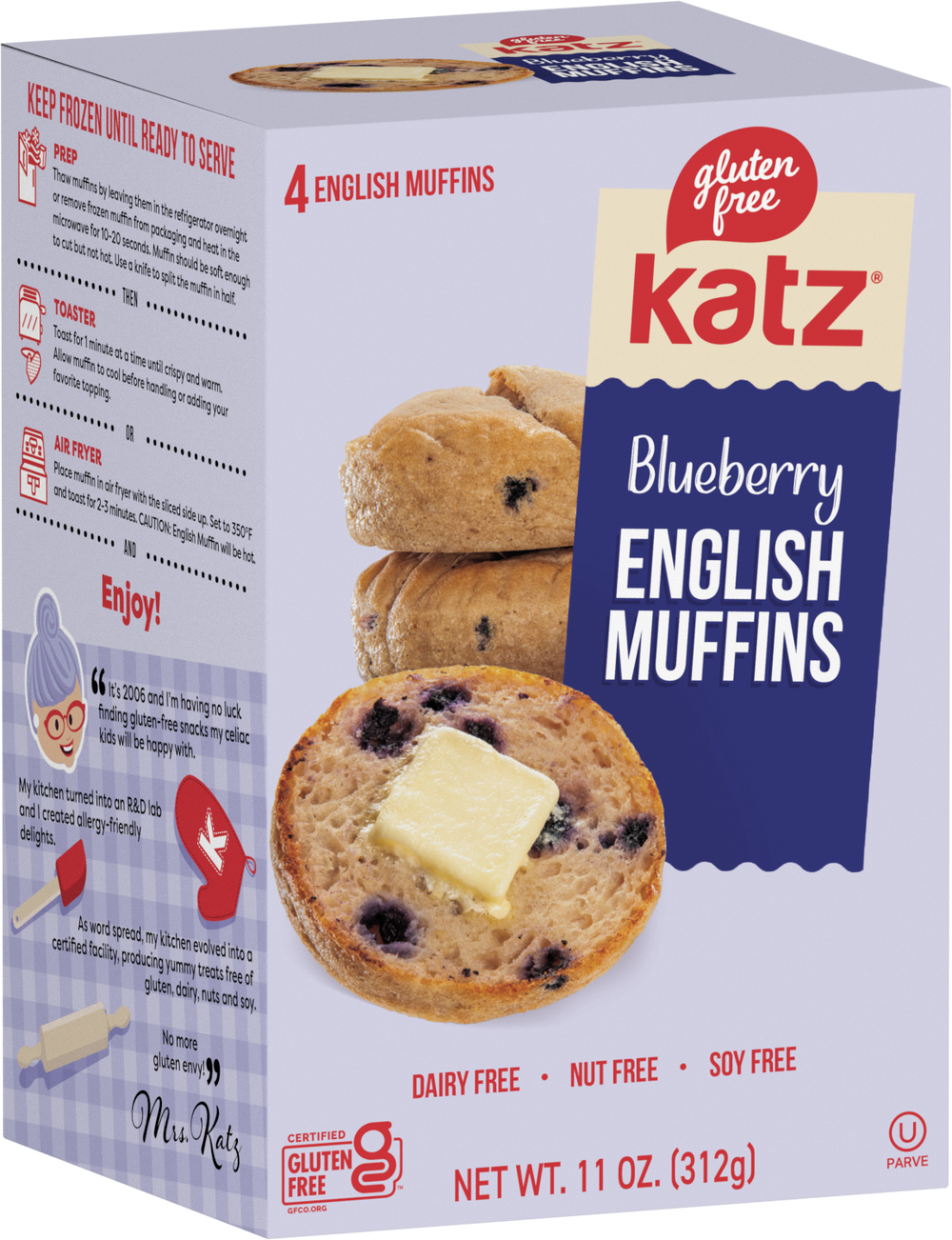 Blueberry English Muffins