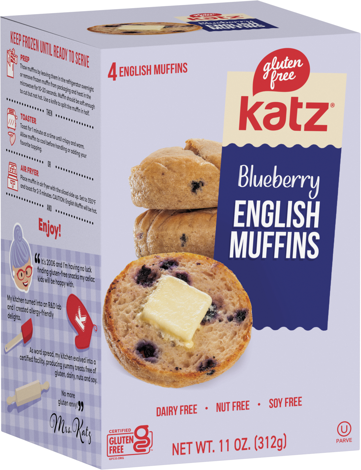 Blueberry English Muffins