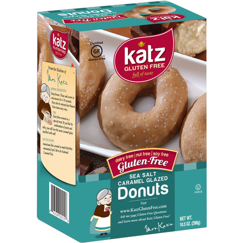 Katz Gluten Free Sea Salt Caramel Donuts